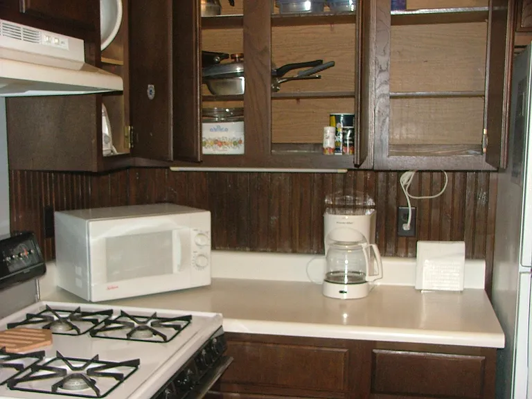 Replaced this microwave with a newer model.