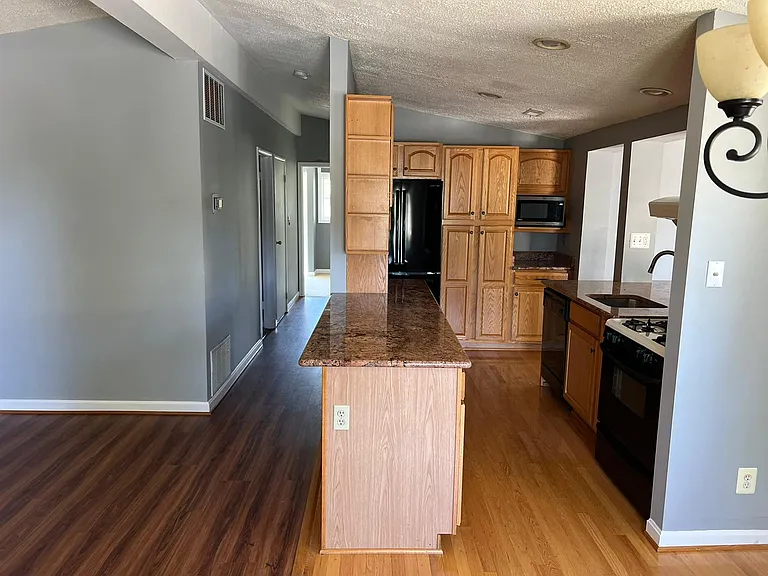 Kitchen and hallway