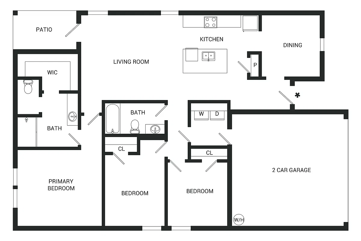 Floor plan Abbot