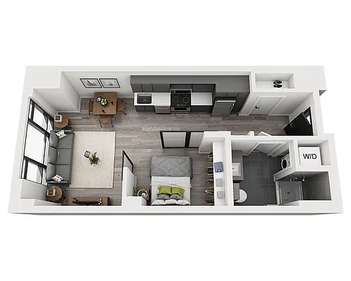 Floor plan Studio E1P