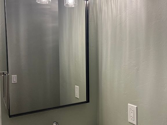 Powder room downstairs for your guests.