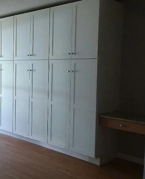 Wall unit at entrance; storage, storage, storage!!
