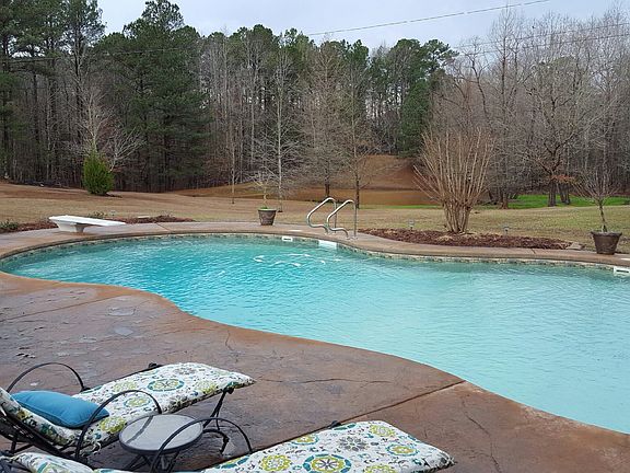 Backyard with pool