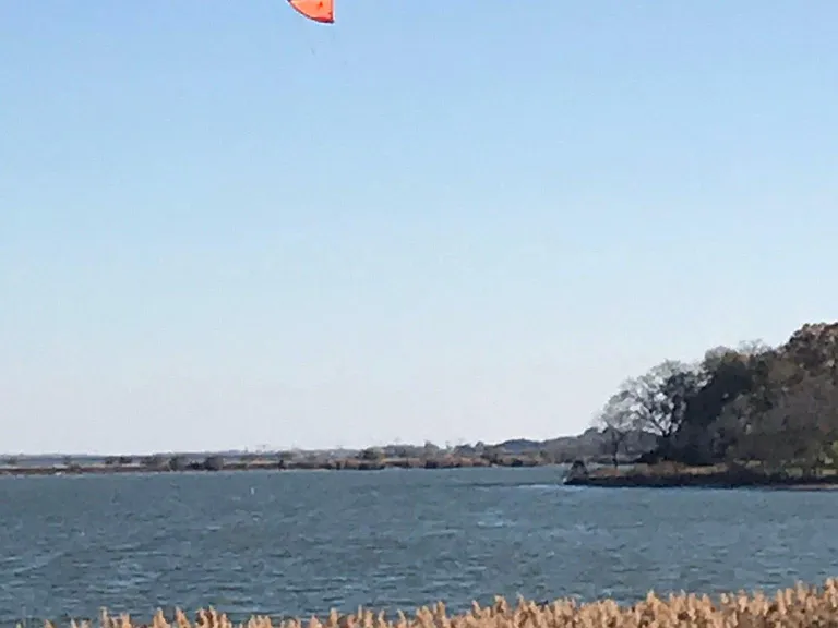 Wind surf bay in the front