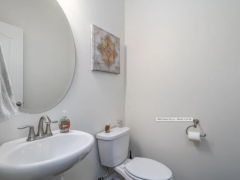 Half Bathroom on first floor