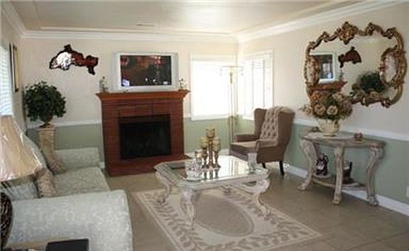 Living Room with Fireplace