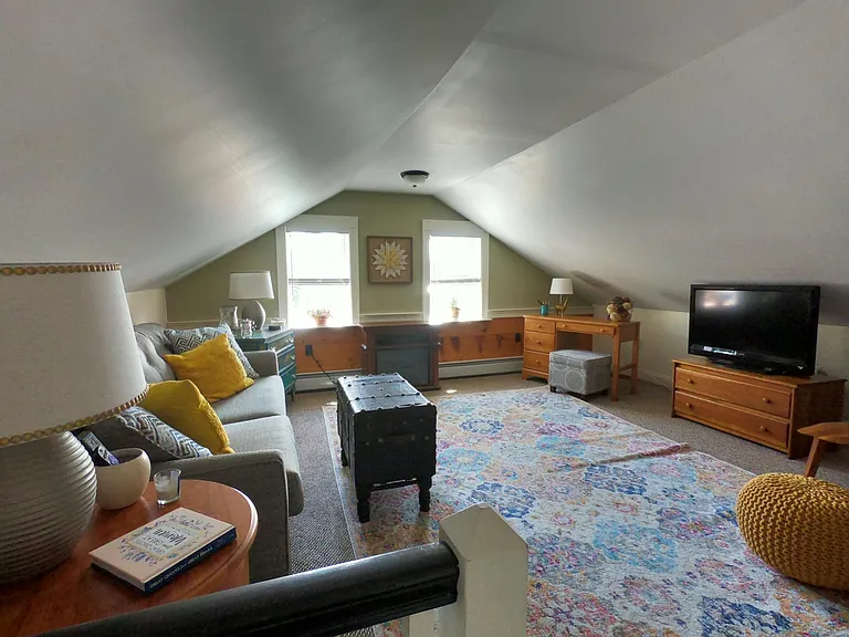 Living room with furniture.