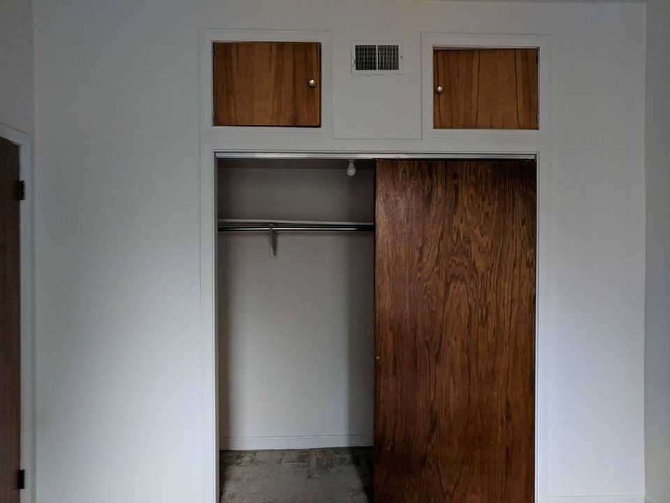 Additional storage above closets