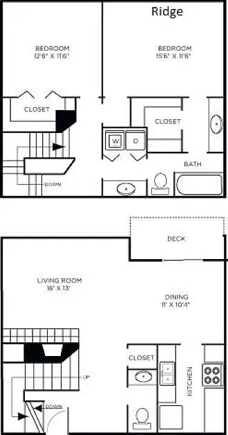 Floor plan Ridge