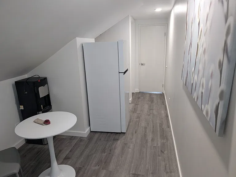 Upstairs - fridge