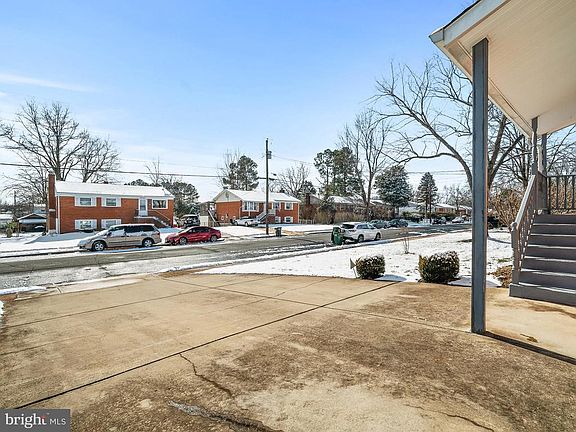View from the driveway toward the street.
