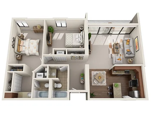 Floor plan McKinley