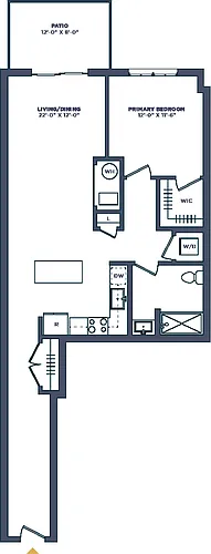 Floor plan A22