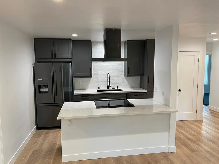 Brand new black stainless steel appliances