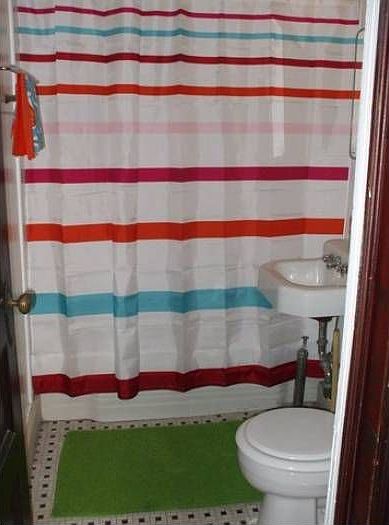 Full, skylit bathroom