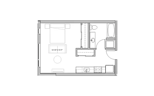 Floor plan Studio - A1