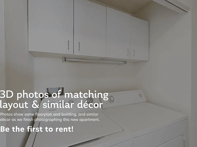 Washer/Dryer in Apartment