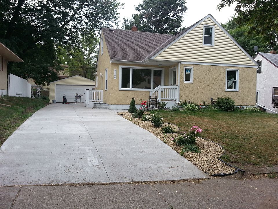 New roof and cement driveway