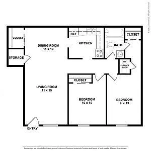 Floor plan B1 West
