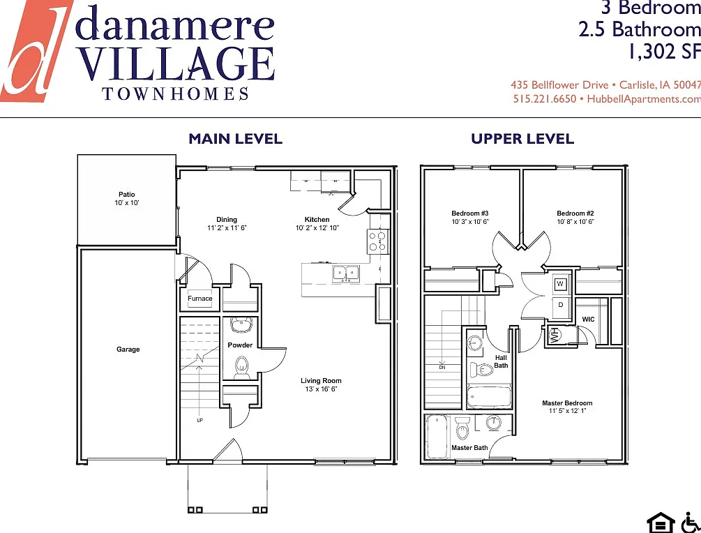 3 bed, 2.5 bath, 1302 sqft, $1,889 — Photo 2