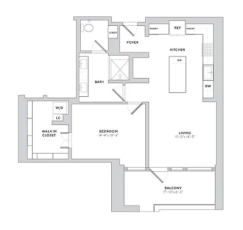 Floor plan A5 1X1