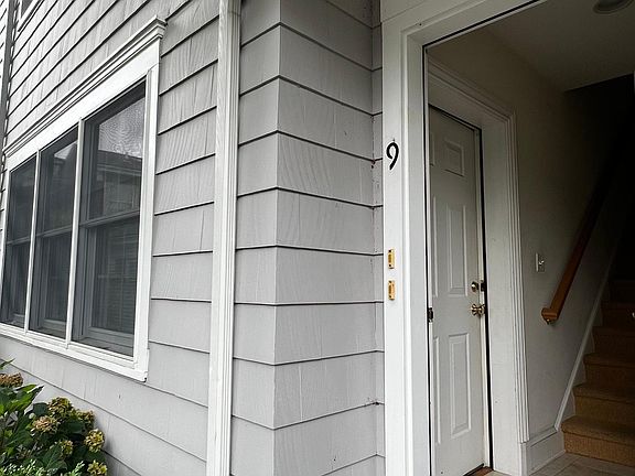 Entrance to available unit, shared with only unit located above with private code for locked door.