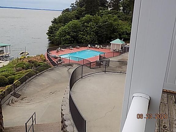 lower patio and pool