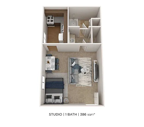 Floor plan Studio