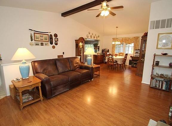 Open floor plan makes the home light and bright!