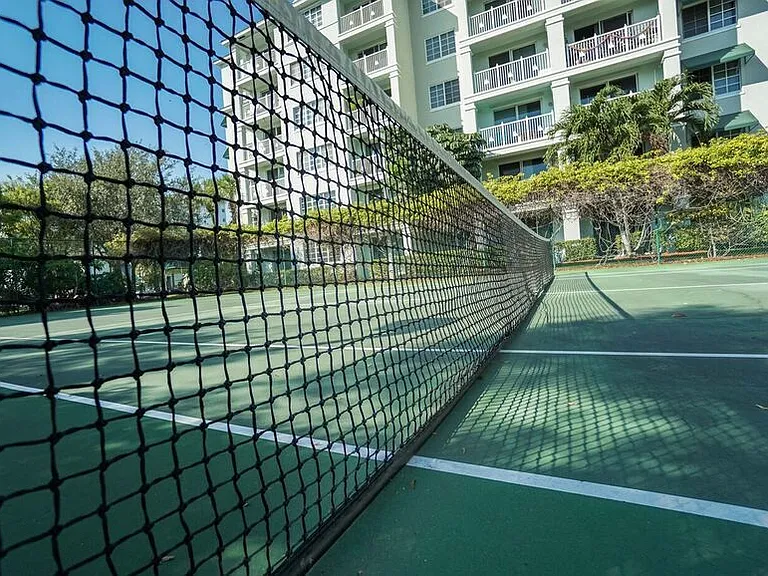 Apartments overlooking Tennis Court