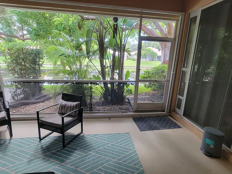 Patio view 1