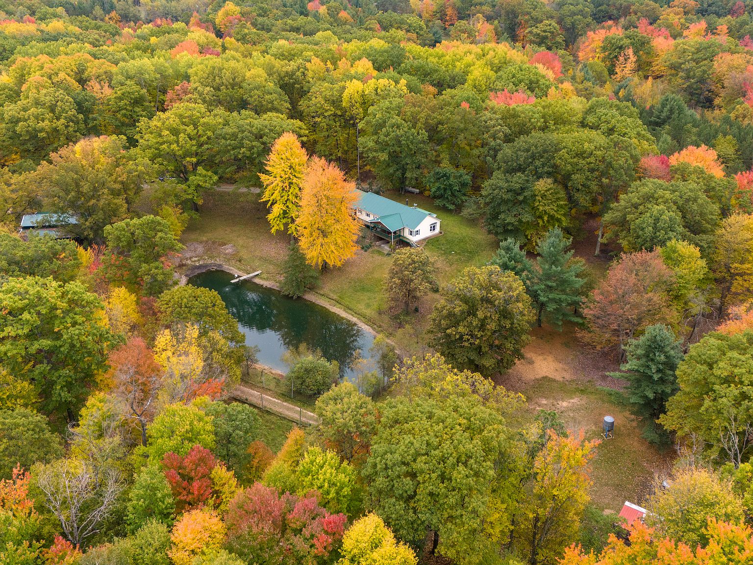 142 acres with house, barns, ponds, creek Michigan Sportsman Forum