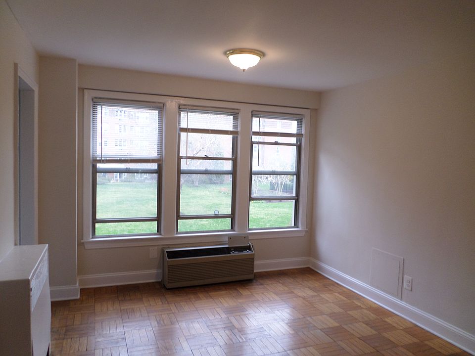 Living area with garden views from large window