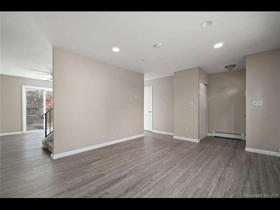 Living room looking into kitchen area