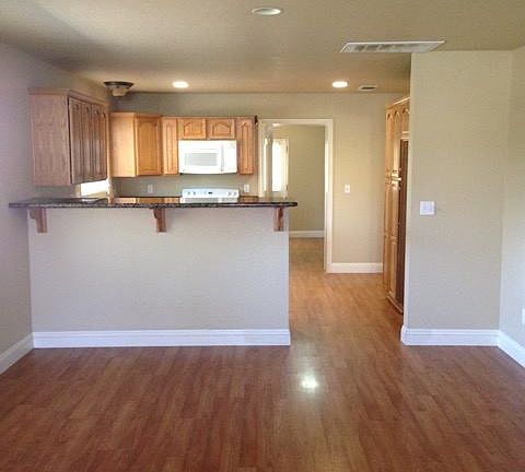 Kitchen view from living room