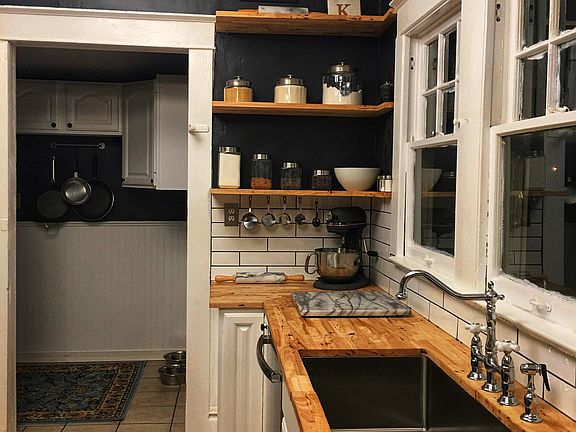 Kitchen with large sink
