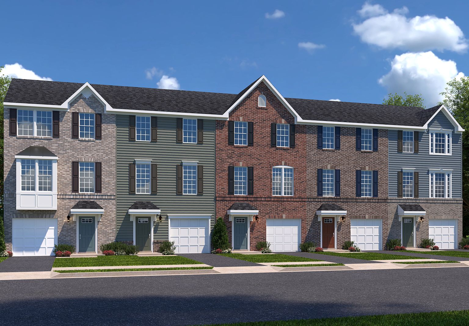 Mozart Front Garage Plan, South Lake Townhomes, Bowie, MD 20716 Zillow