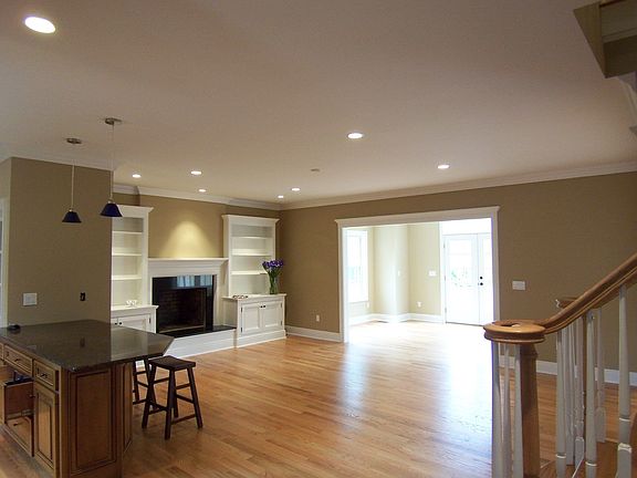 Open first floor plan