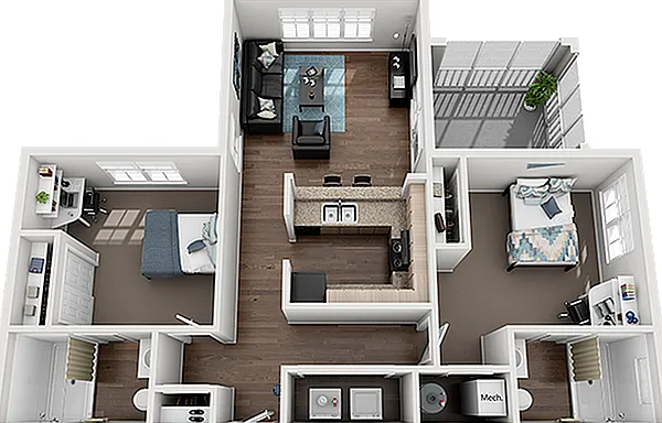 Cabana Beach San Marcos_2X2