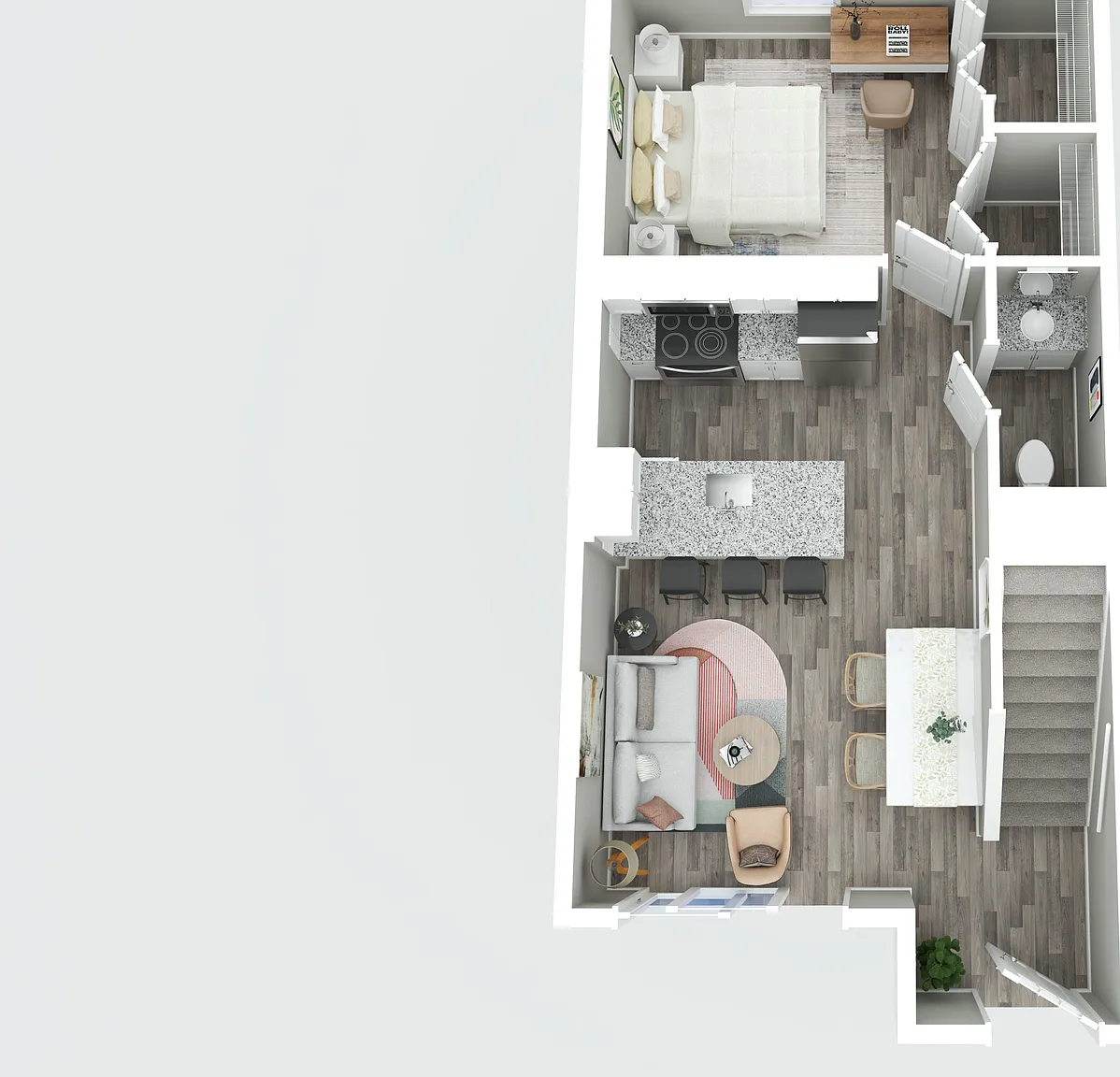 3 Bedroom/2.5 Bathroom only 1/2 Mile from IU Stadium — Photo 4