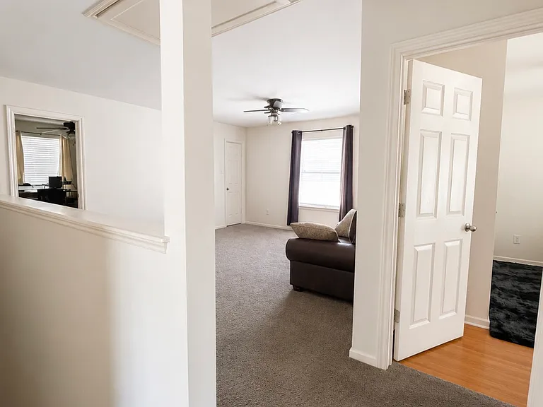 Game room view from master bedroom door.