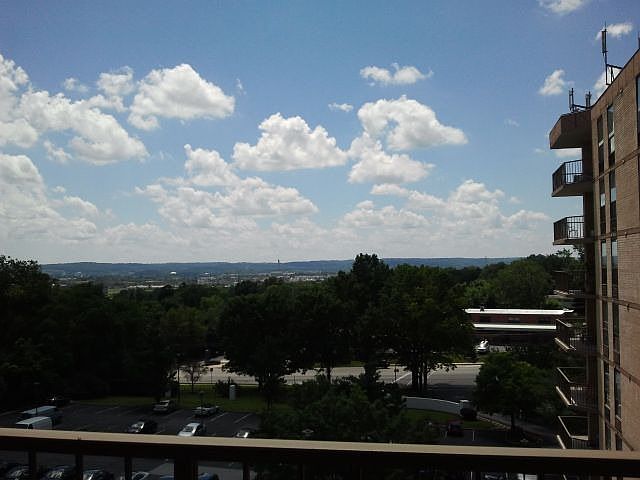 view from balcony