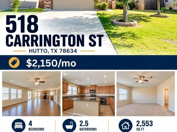 518 Carrington St, Hutto, TX 78634