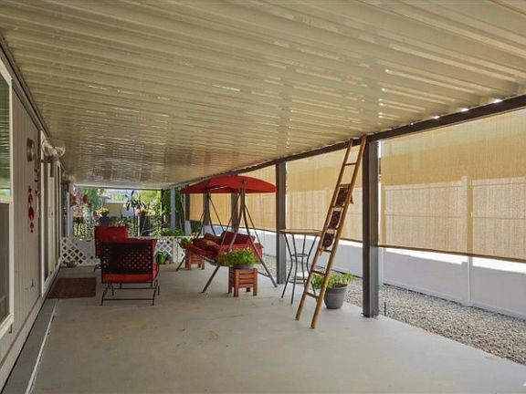 View of Patio from backyard