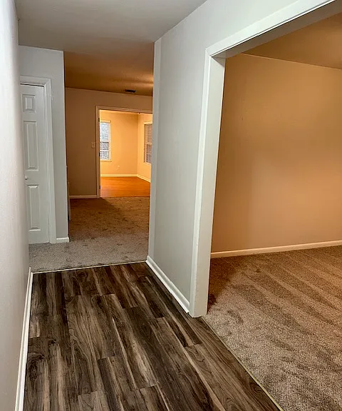 View from front door into the home.