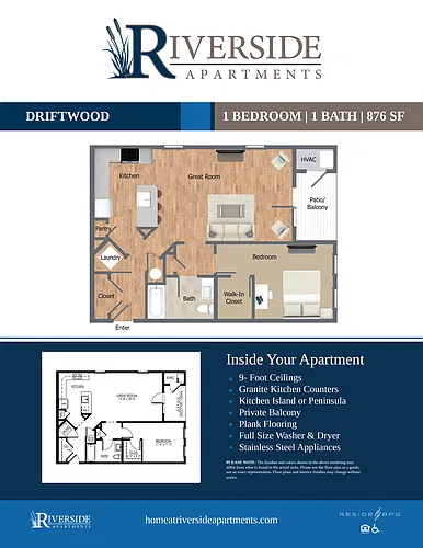 Floor plan Driftwood