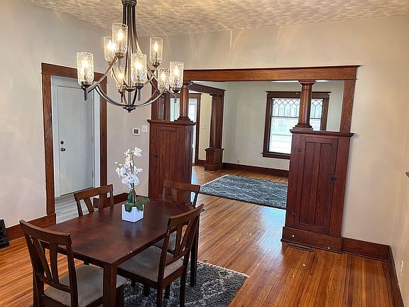 family room from dining room