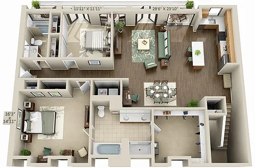 Floor plan Poseidon