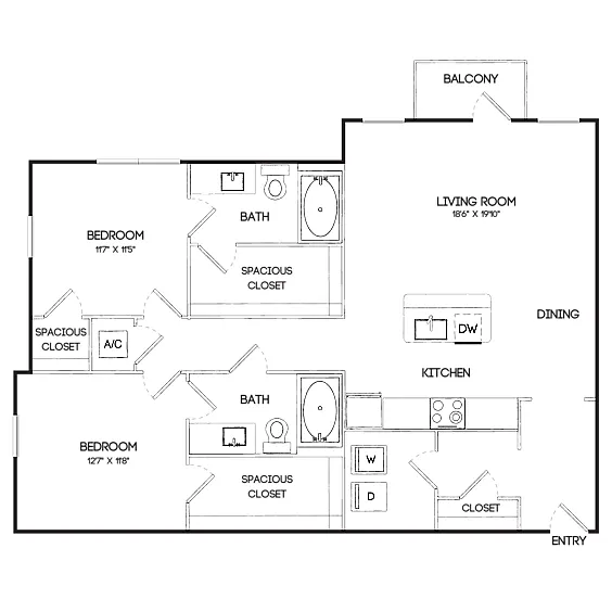 Floor plan B2D
