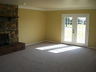 Living room - french doors